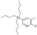China 2-Fluoro-3-methyl-5-(tributylstannyl)pyridine; CAS: 405556-98-1; Fluorochemicals; 95%min; C18H32FNSn for sale