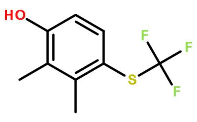 China 2,3-Dimethyl-4-[(Trifluoromethyl)Sulfanyl]Phenol; Cas No:129644-70-8; purity: 95%+; C9H9OF3S for sale