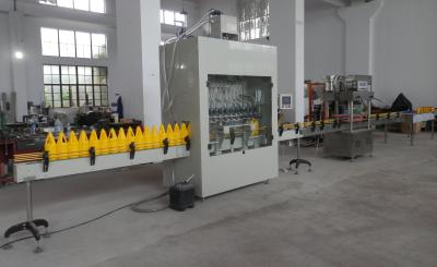 China Automatic Pesticide Acid Liquid Bottling Machine Anti Corrosive Filling Capping Labeling for sale
