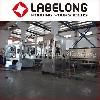 China Full-Automatic Water Pet Bottles Shrinking Sleeve Labeling Machine for water/juice/ carbonated drink filling line for sale
