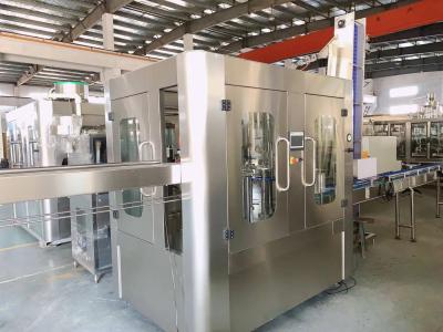 China Stainless Steel CE 3000 Bph Beer Glass Bottle Washing Filling CappingMachine for sale