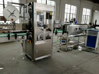 China PET 9000BPH Round  Automatic Bottle shrink sleeve Labeling Machine for sale