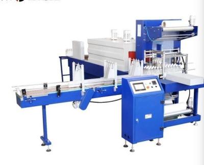 China Automatic L Type Beverage Shrink Packing Machine For PET / Glass Bottle / Can for sale
