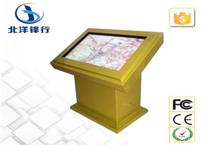 Китай Портативная беспроволочная стойка 500cd/m2 киоска компьютера дисплеев киоска торговой выставки дела продается