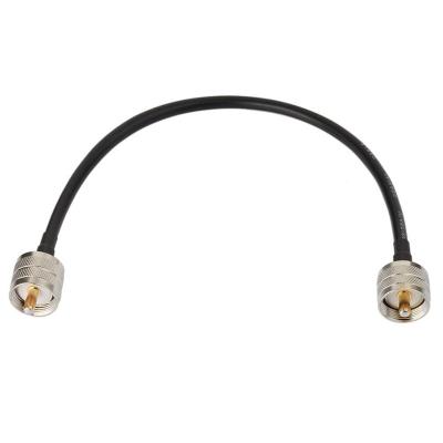 China Tv Antenna Accessories 8 Conductors Rg58 Antenna Cable With UHF Connectors for sale