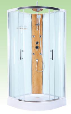 China Cubículos de encargo de la ducha de la puerta deslizante del cuadrante, recinto curvado del vidrio de la ducha en venta