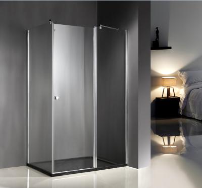 China 1200x800x6mm Clear Glass Shower Enclosures With Tray , Glass Bathroom Enclosures for sale
