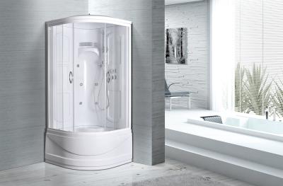 China Multi Function Luxury Replacement Shower Stalls Kits 3 In 1 Acrylic Panel W / Seat for sale