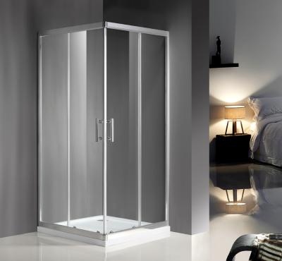 China 900X900X1900 5/6MM tempered glass Convenient Square Bathroom Shower Cubicles Free Standing CE SGS Certification for sale