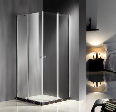 China Compartimentos de vidro do chuveiro da entrada do canto quadrado livre tipo 900 x 900 ereto à venda