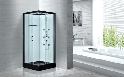 中国 自由で永続的なガラス シャワーのキュービクル 900 x 900 SGS ISO9001 の証明 販売のため