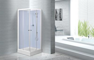 China Cabinas de cristal pintadas blanco impermeable de la ducha de los perfiles, equipos de cristal de la parada de ducha en venta