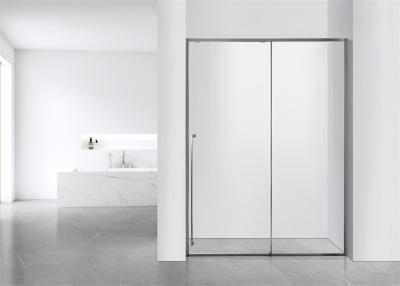 China Certified Aluminum Frame Arc Glass Shower Enclosures Clear Tempered Glass ABS Tray à venda