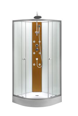 China Cabina de cristal curvada derecha libre 900x900x2250m m del cuarto de baño de la esquina en venta