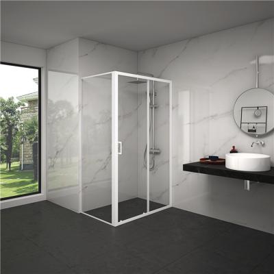 China Rectangular 6mm tempered glass 1100x800x2000mm Bathroom Curved Corner Shower Enclosure , Shower And Bath Enclosures for sale
