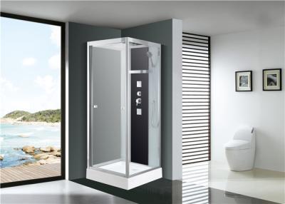 China , Square Shower Cabin with white acrylic tray,Fashion Pivot Door， Corner Shower Stalls for sale