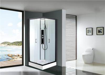China Free Standing Quadrant Shower Cubicles With Transparent Tempered Glass Fixed Panel for sale