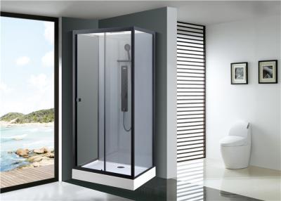 China Rectangular Free Standing Quadrant Shower Cubicles With Transparent Tempered Glass Fixed Panel for sale