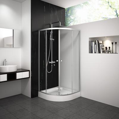 China 900x900x2000mm Bathroom Curved Corner Shower Enclosure , Shower And Bath Enclosures for sale
