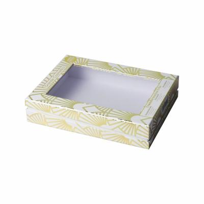China PET Tray 100% Recycled Make Up Gift Boxes With Clear Window for sale