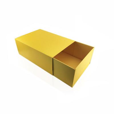 Китай Желтые 31*20*7cm косметические подарочные коробки подгоняли логотип для сливк стороны продается
