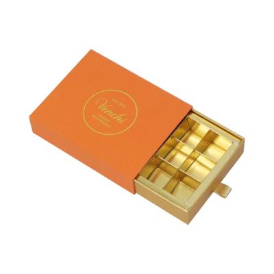 China 3X4 Dividers Pull Out Gift Box Gold Stamping Logo Multifunctional for sale
