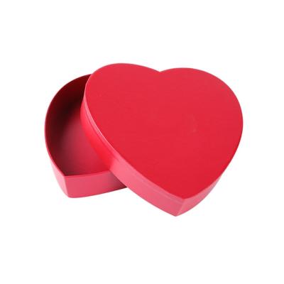 China CMYK 19*19*3.8cm Chocolate Gift Packaging Boxes , Empty Heart Shaped Chocolate Boxes for sale