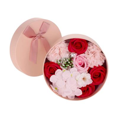 中国 Customized Cardboard Ribbon Bow Flower Bouquet Boxes For Artificial Flowers 販売のため