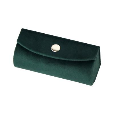 China Certificado verde oscuro hecho a mano de Carry Case Velvet With ISO9001 de la barra de labios en venta