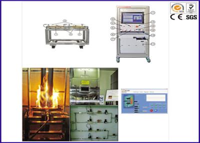 China 220V 50HZ Vertical Flammability Tester , Flame Test Equipment For Bunched Cable / Wire for sale