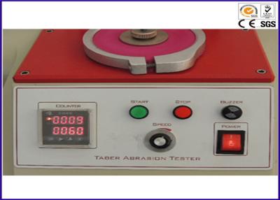 China Extensamente equipo de prueba electrónico de la abrasión de Taber del laboratorio con LCD cabeza principal o 1 de 3 en venta