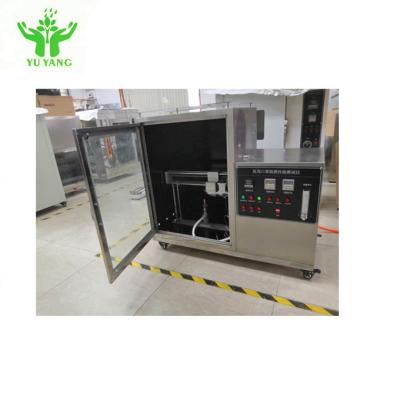 China 70kg Flammability Testing Equipment Silvery White Flame Retardant Test Surgical Facial Flame Retardant Test Machine for sale