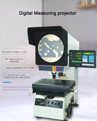 China medida óptica vertical del proyector de perfil de 200*100m m Digitaces para el alambre y el cable en venta