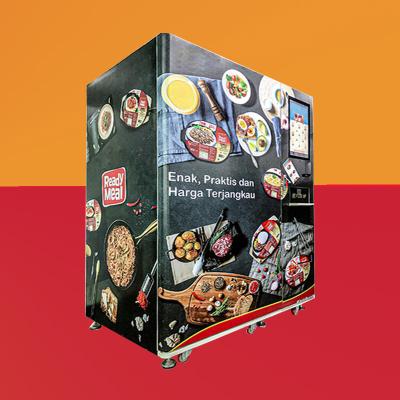 China Commercial hot food vending machine for Fried Ice Cream Bento box for sale