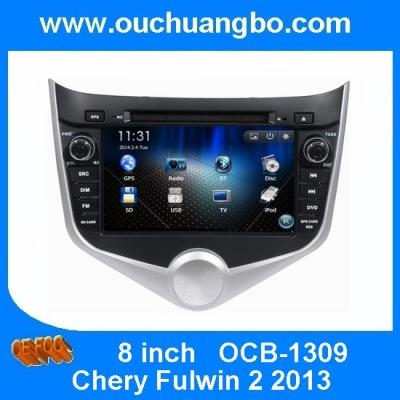 China Ouchuangbo Stereo GPS Navi Multimedia Kit DVD Player Chery Fulwin 2 2013 SD Brazil map for sale
