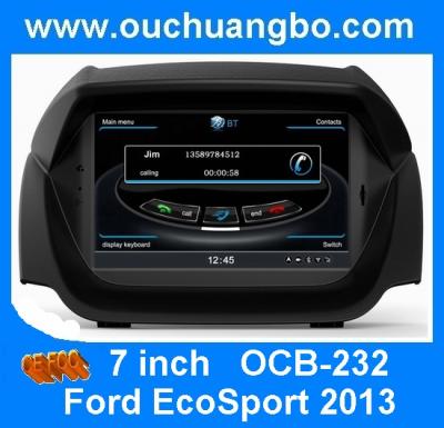 China Ouchuangbo S100 Platform for Ford EcoSport 2013 Car Sat Navi DVD Radio 3G Wifi OCB-232 for sale