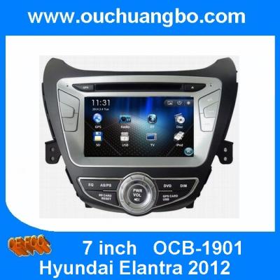 China Ouchuangbo car Stereo Radio GPS Sat Nav Player for Hyundai Elantra 2012 USB SD Canada map for sale