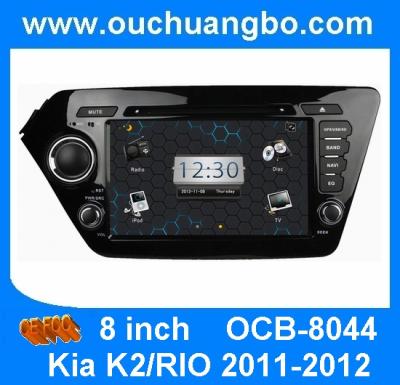China car gps sat navs for Kia K2 (2011-2012) with auto steore video USB 3D DVD radio OCB-8044 for sale