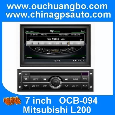 China Ouchuangbo S100 Car Multimedia Kit for Mitsubishi L200 DVD GPS Navigation Bluetooth iPod Touch Screen Player for sale