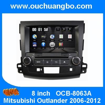 China Ouchuangbo HD Video Car Multimedia Kit for Mitsubishi Outlander 2006-2012 GPS System DVD USB iPod Audio OCB-8063A for sale