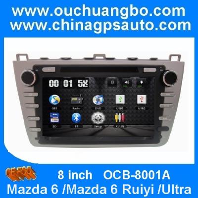 China Ouchuangbo Auto GPS Navigation for Mazda 6 /Mazda 6 Ruiyi /Mazda 6 Ultra Car Radio DVD VCD USB SWC OCB-8001A for sale