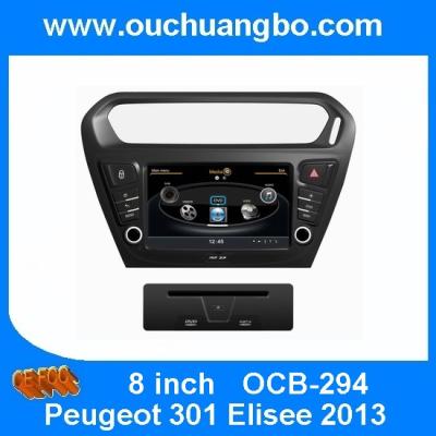 China Ouchuangbo Auto DVD Radio GPS players for Peugeot 301 Elisee 2013 S100 Platform 3G Wifi GPS Navigation OCB-294 for sale