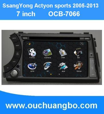 China Car CD player for SsangYong Actyon sports 2005-2013 with bluetooth digital TV OCB-7066 for sale