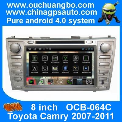 China Ouchuangbo A8 Processor DVD Player Android 4.0 for Toyota Camry 2007-2011 DSP sound-effects GPS S150 System OCB-064C for sale