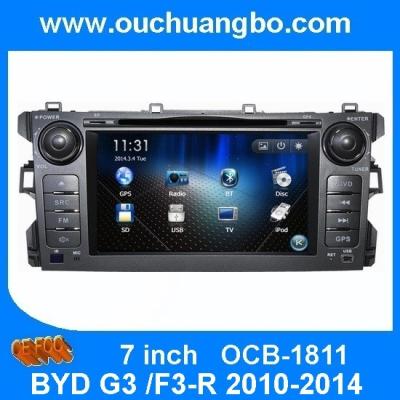 China Ouchuangbo Car Radio DVD for BYD G3 F3-R 2010-2014 GPS Navigaiton Stereo Audio OCB-18 for sale