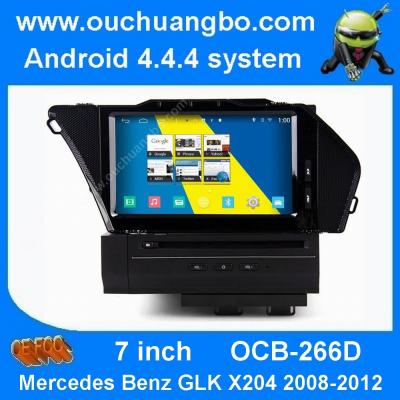 China Ouchuangbo audio DVD gps navi video Mercedes Benz X204 GLK 300 android 4.4 3G WIFI 4 core for sale