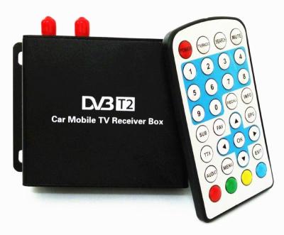 China Ouchuangbo  Car DVB-T2 TV Receiver Dual Tuner For Car DVD High Speed Mpeg4 Car Digital TV Box Tuner Auto Mobile for sale