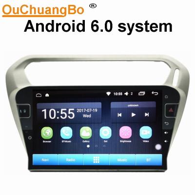 China Ouchuangbo car radio audio android 6.0 for Citroen Elysee Peugeot 301 with gps navi AUX USB 32 GB for sale