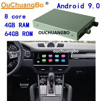China Ouchuangbo wholesale upgrade original car screen for 12.3 inch Porsche Cayenne 2018 android 9.0 OS 4GB+64GB for sale