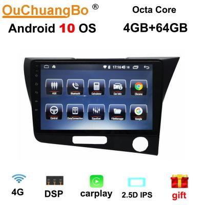 China Ouchuangbo android 10.0 car audio gps for Honda CRZ RHD wth swc DSP stereo head unit  4GB+64GB for sale